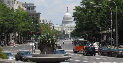 A View of the U.S. Capitol from Tour Stop #7