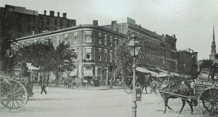 Proximity of 2nd Law Office, New York Avenue and 15th Street, N.W., c. 1885 Proximity of 2nd Law Office, New York Avenue and 15th Street, N.W., c. 1885